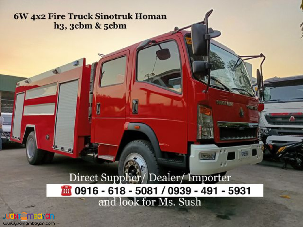 6 Wheeler 5cubic Fire Truck / Rescue Truck Brand New for sale