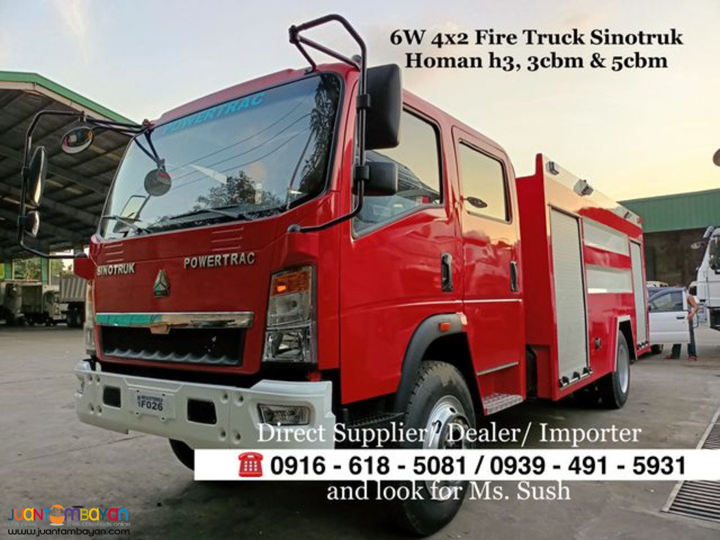 6 Wheeler 5cubic Fire Truck / Rescue Truck Brand New for sale