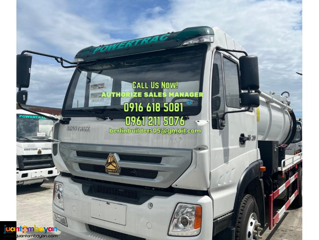 6 wheeler sewage truck 5kl/ 10kl sinotruk homan h5 brand new
