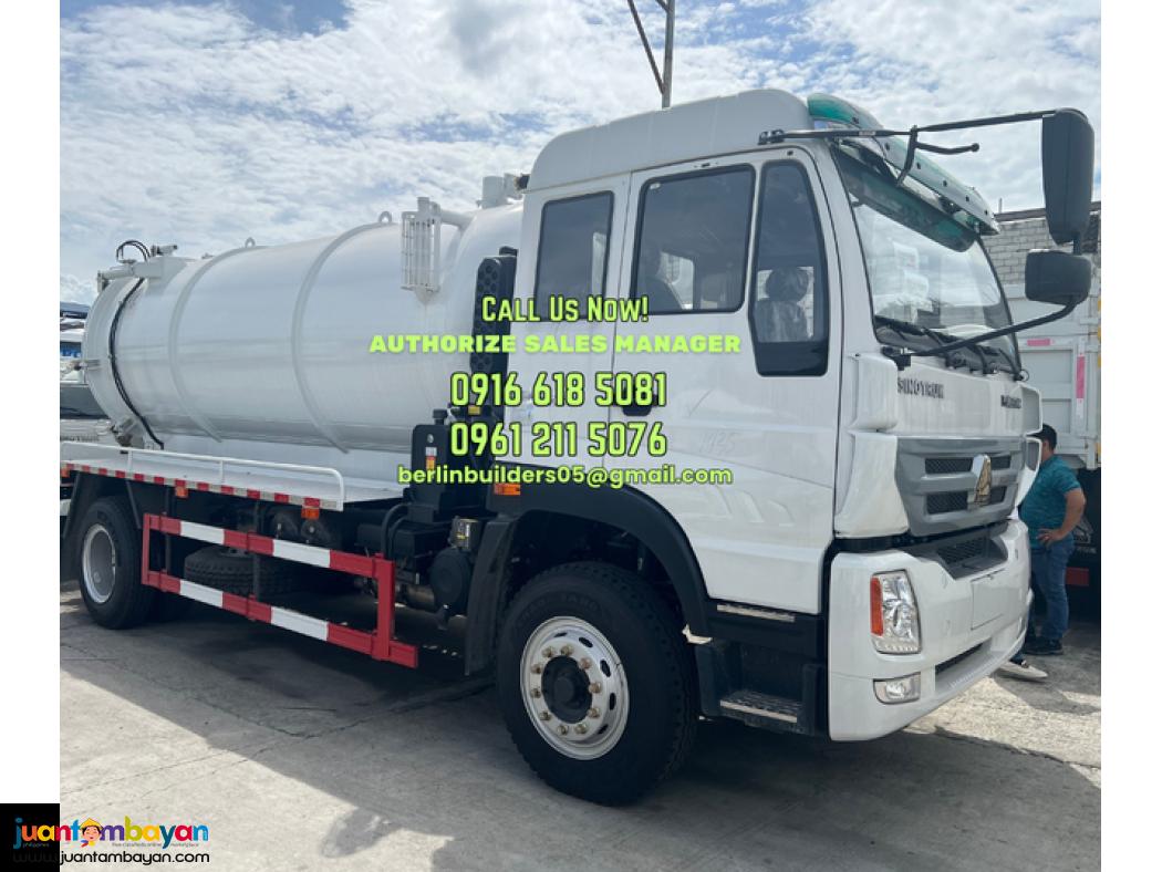 6 wheeler sewage truck 5kl/ 10kl sinotruk homan h5 brand new