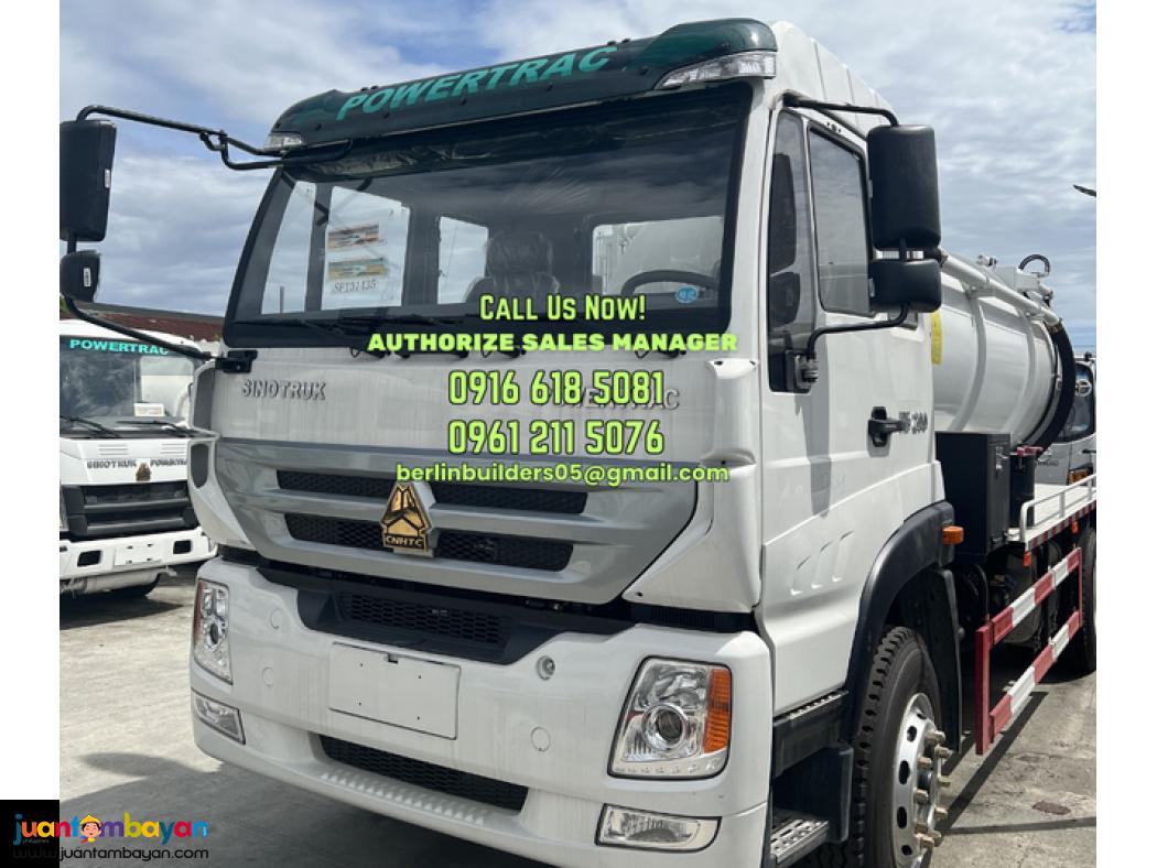 6 wheeler sewage truck 5kl/ 10kl sinotruk homan h5 brand new