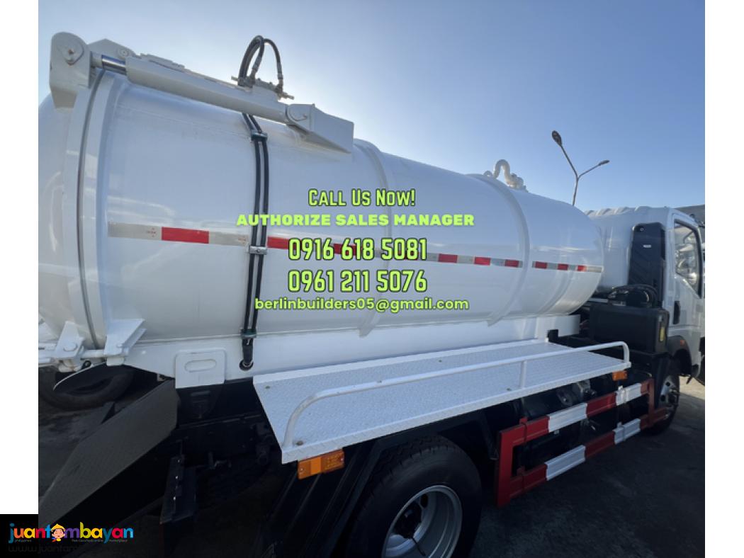 6 wheeler sewage truck 5kl/ 10kl sinotruk homan h5 brand new