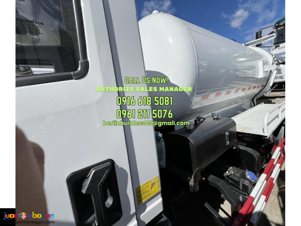 6 wheeler sewage truck 5kl/ 10kl sinotruk homan h5 brand new