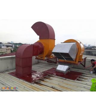 Exhaust and fresh air blower