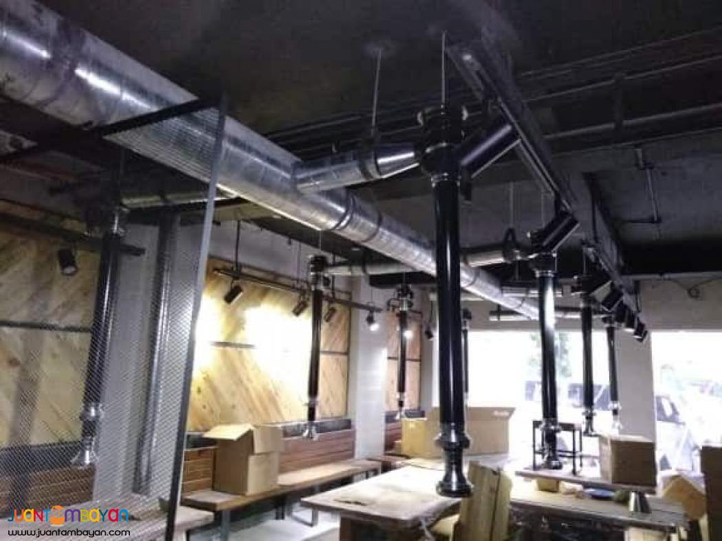 ventilation system exhaust ducting