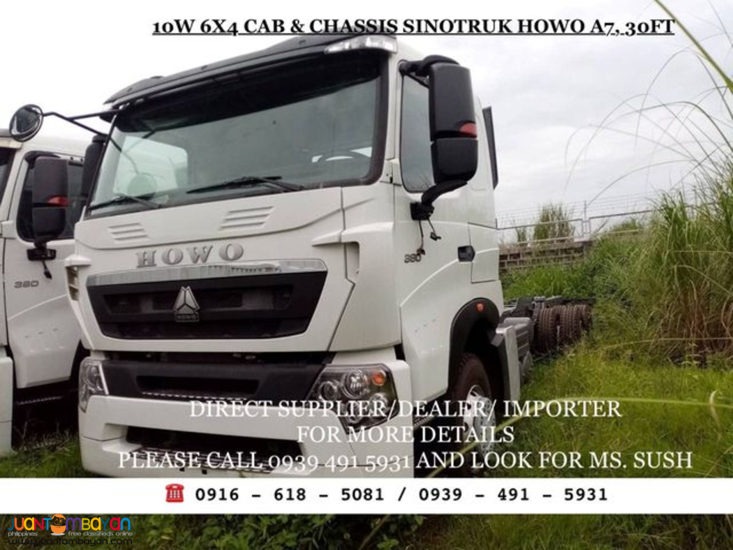 12Wheeler Cab & Chassis 32ft Sinotruk Howo A7 Brand New for sale