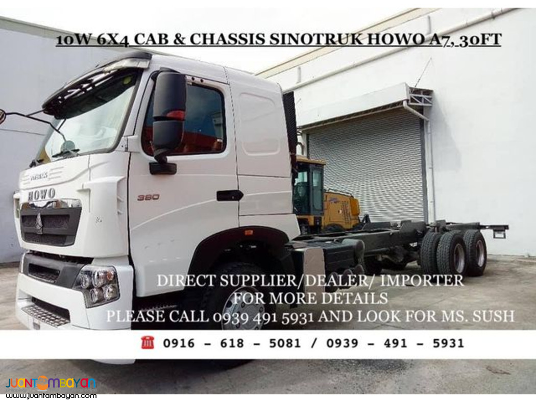 12Wheeler Cab & Chassis 32ft Sinotruk Howo A7 Brand New for sale