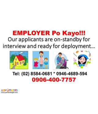 kasambahay maid yaya oldsitter driver boy