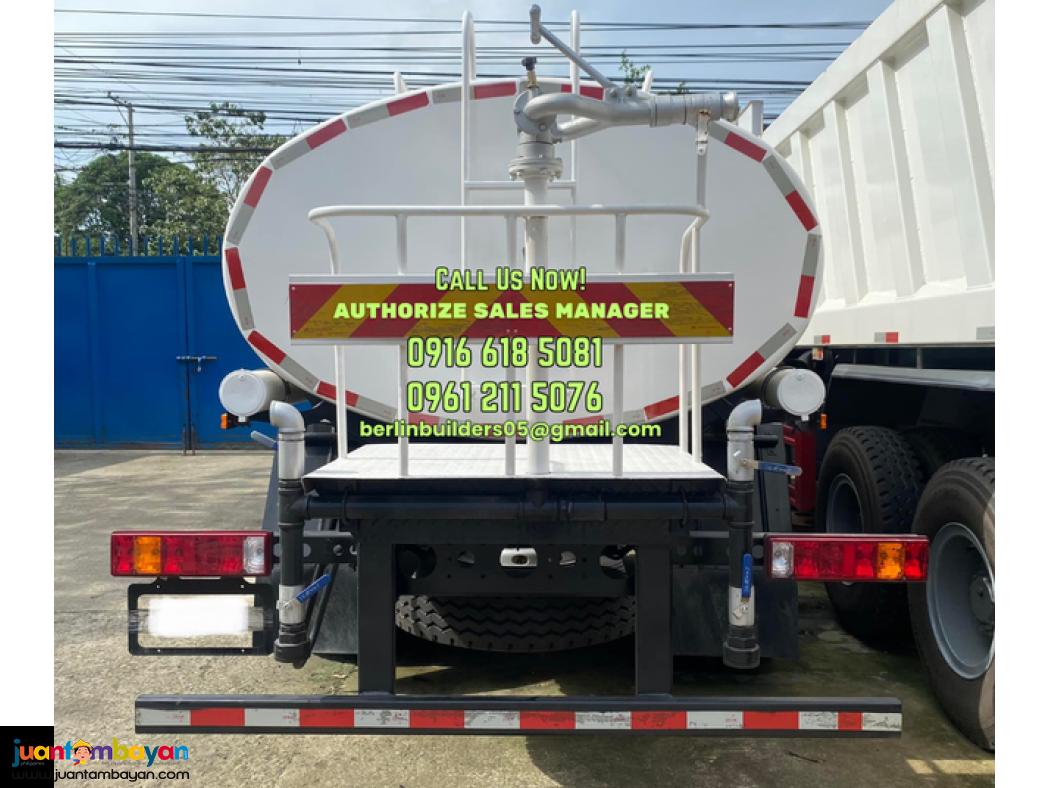 10KL WATER TRUCK 6 WHEELER SINOTRUK HOMAN H5 BRAND NEW FOR SALE