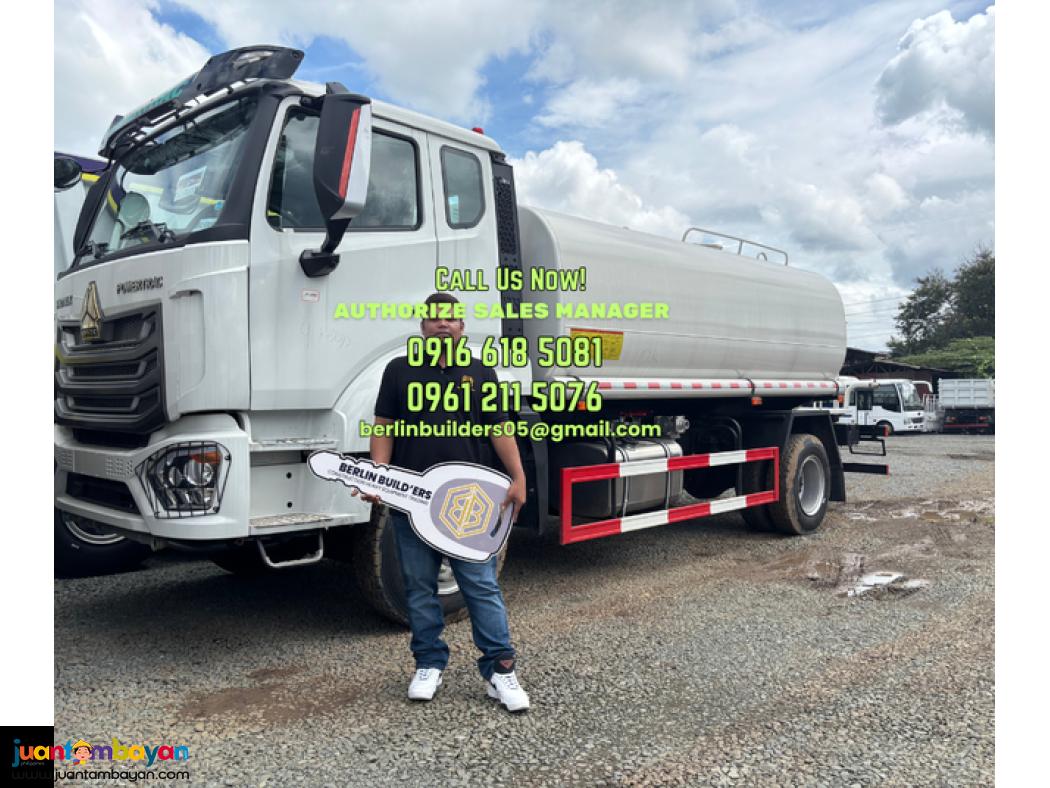 10KL WATER TRUCK 6 WHEELER SINOTRUK HOMAN H5 BRAND NEW FOR SALE