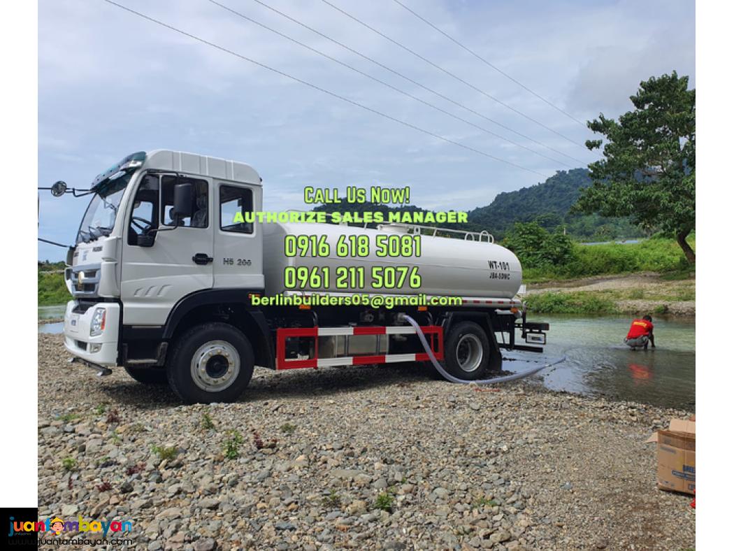 10KL WATER TRUCK 6 WHEELER SINOTRUK HOMAN H5 BRAND NEW FOR SALE
