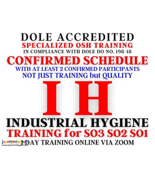 IH Training Safety Training Industrial Hygiene Training SO3 SO2 sO1