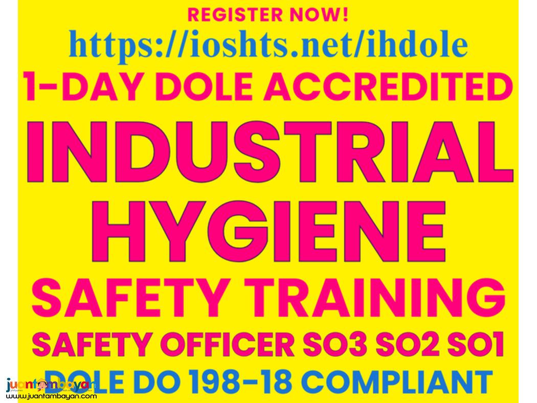IH Training Safety Training Industrial Hygiene Training SO3 SO2 sO1