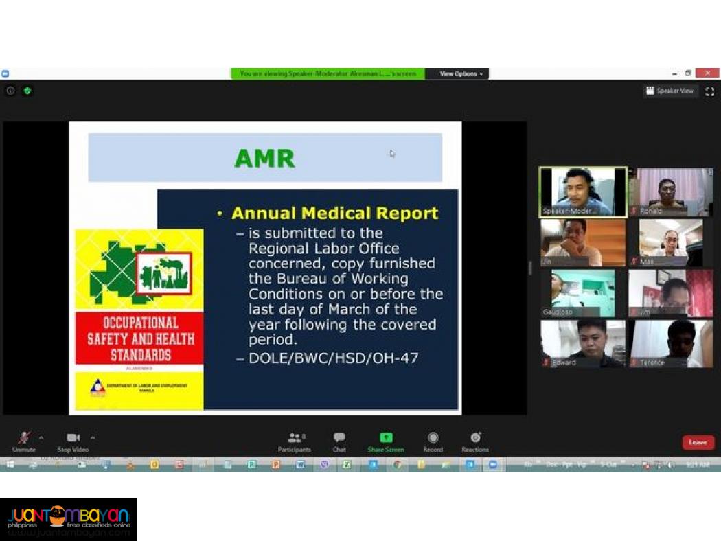 IH Training Safety Training Industrial Hygiene Training SO3 SO2 sO1