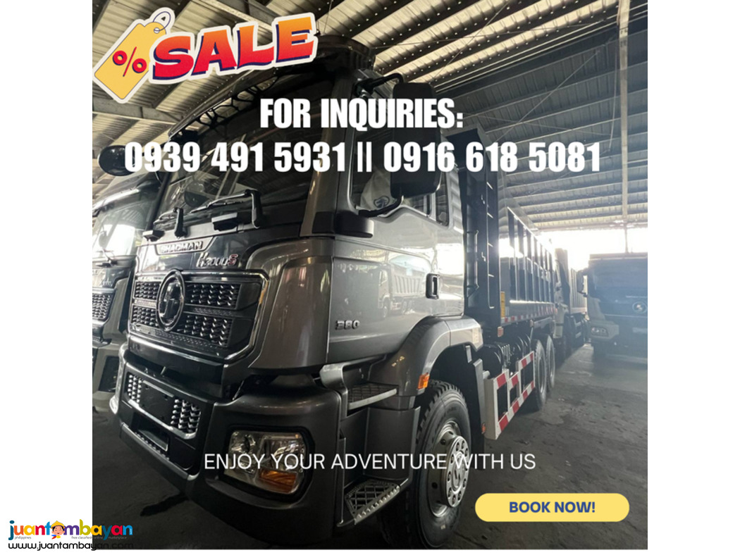 10 wheeler dumptruck shacman h3000s cummins engine