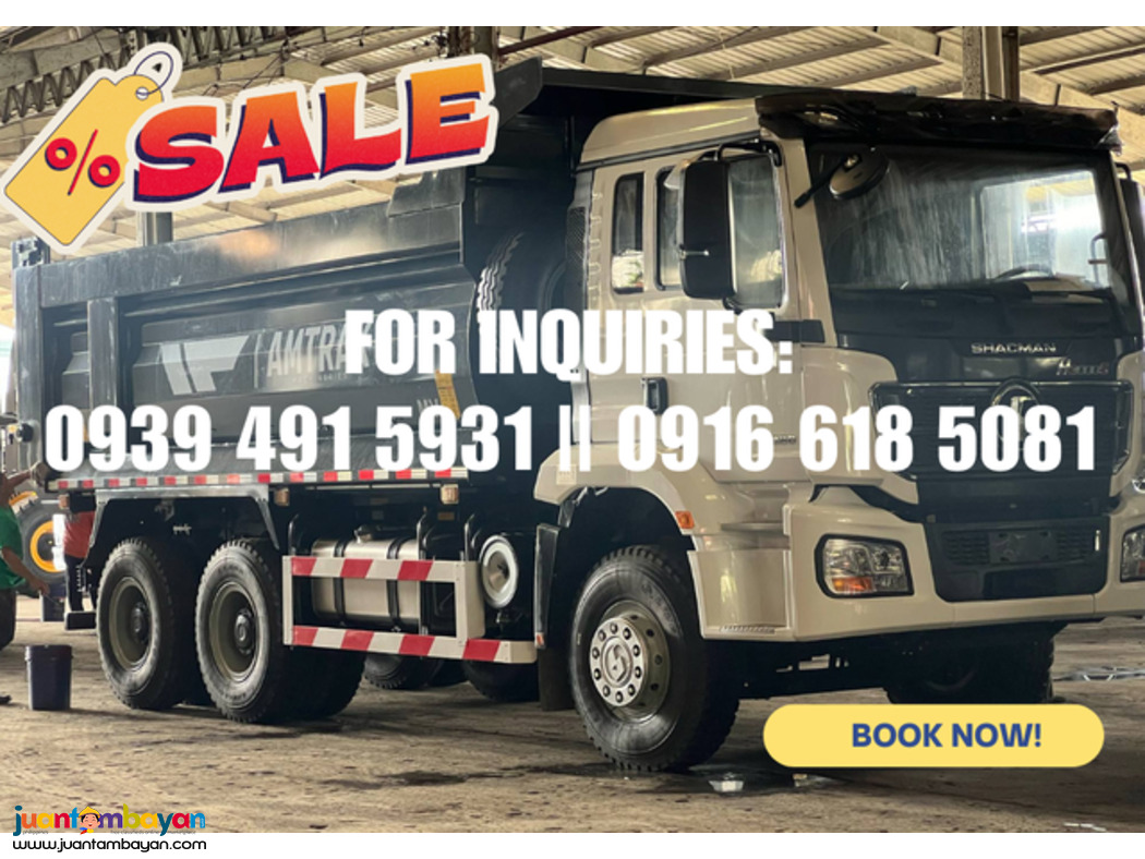 10 wheeler dumptruck shacman h3000s cummins engine