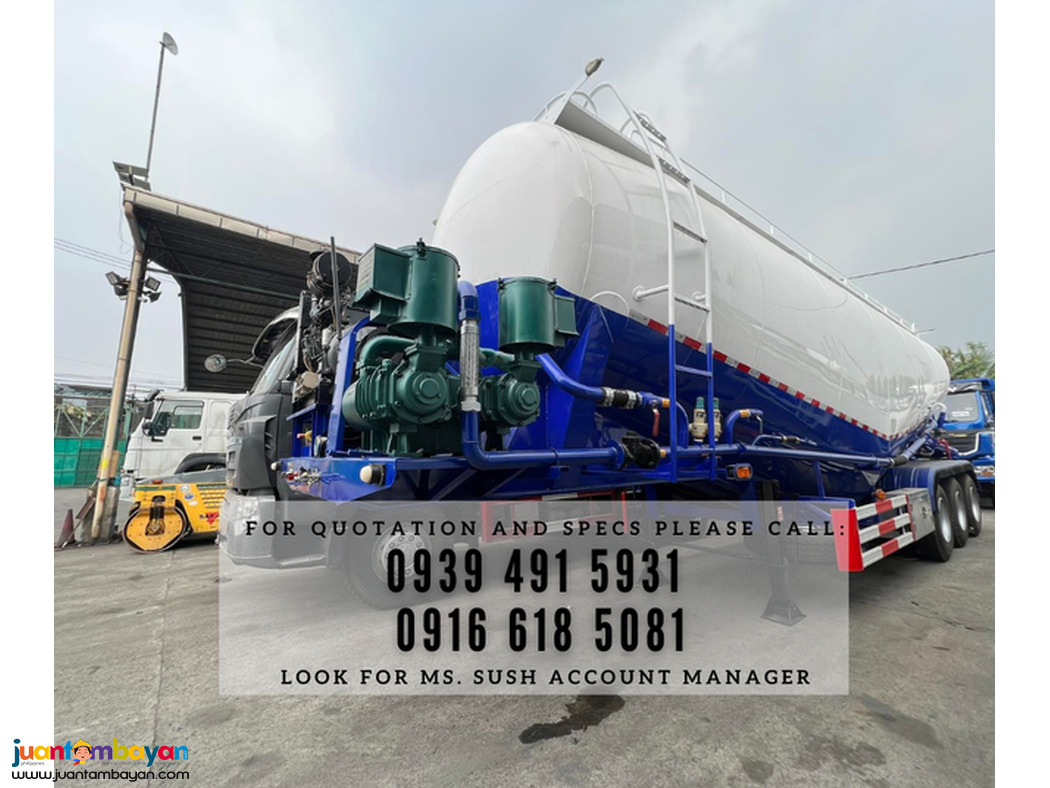 Cement BULK Carrier 50cbm tri axle 12-wheeler brand new for sale