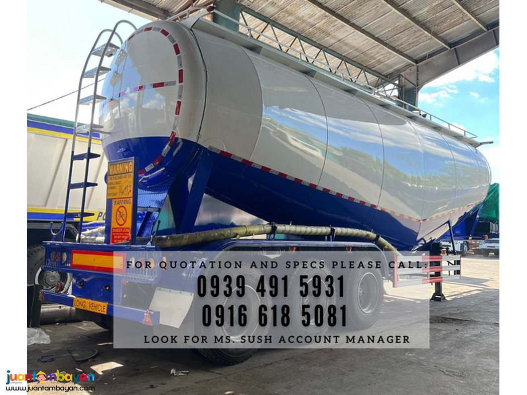 Cement BULK Carrier 50cbm tri axle 12-wheeler brand new for sale