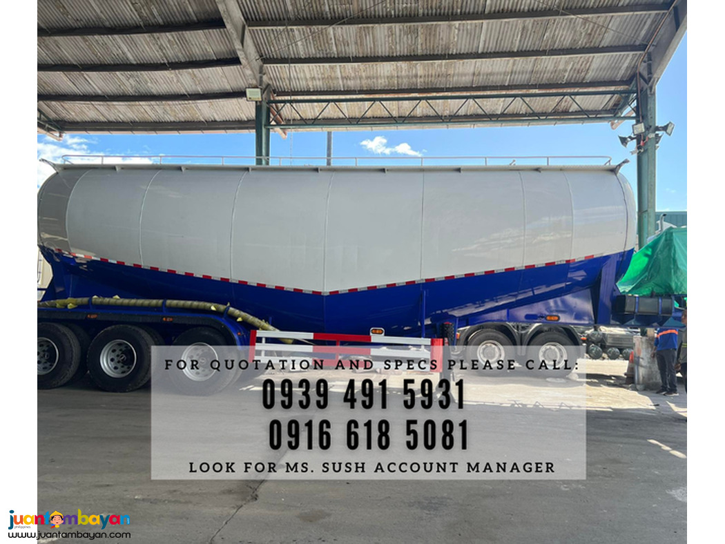 Cement BULK Carrier 50cbm tri axle 12-wheeler brand new for sale