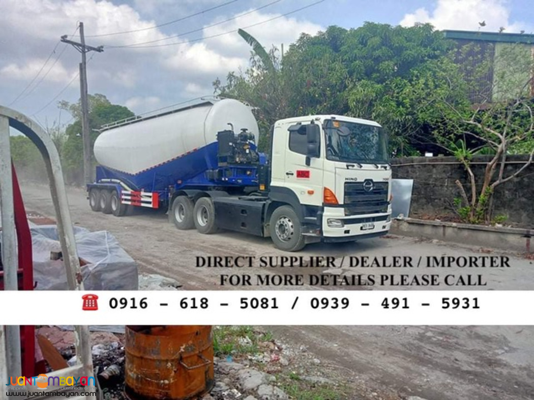Cement BULK Carrier 50cbm tri axle 12-wheeler brand new for sale