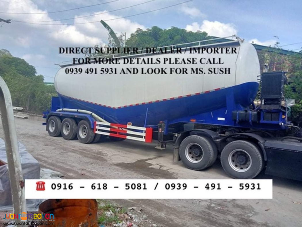 Cement BULK Carrier 50cbm tri axle 12-wheeler brand new for sale