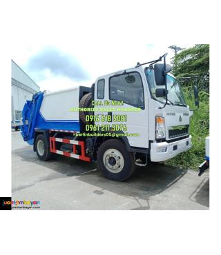 6 wheeler 5cbm garbage compactor truck sinotruk brand new for sale