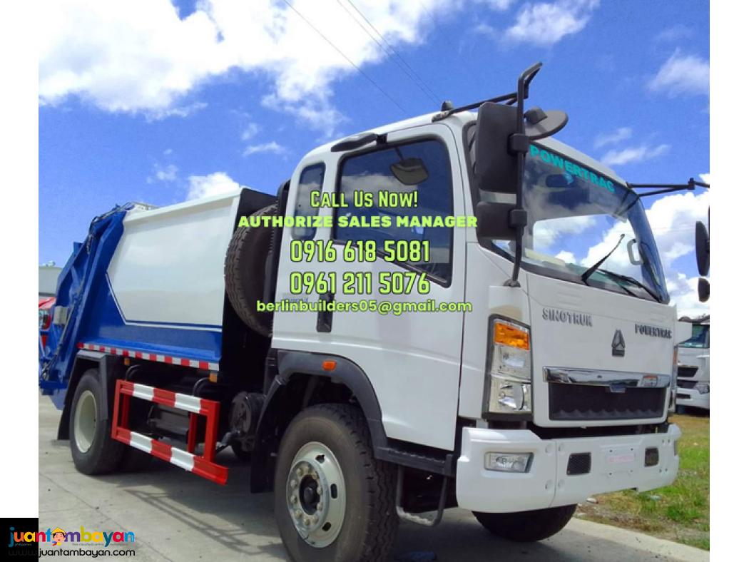 6 wheeler 5cbm garbage compactor truck sinotruk brand new for sale