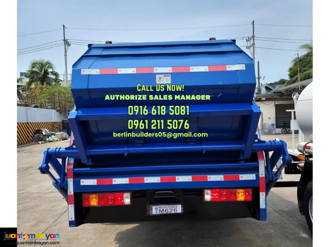 6 wheeler 5cbm garbage compactor truck sinotruk brand new for sale