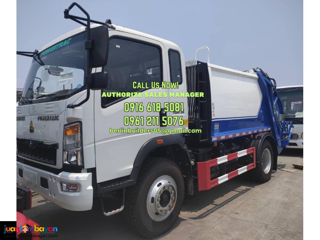 6 wheeler 5cbm garbage compactor truck sinotruk brand new for sale