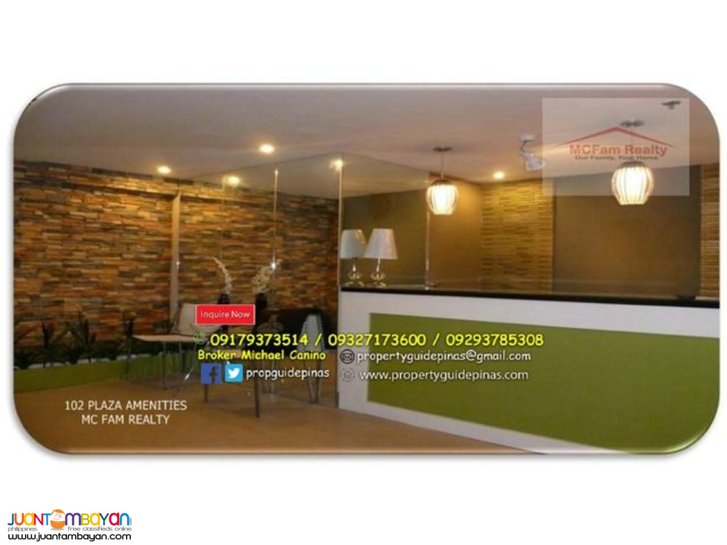 Condominium For Sale in Antipolo City Rizal 102 Plaza