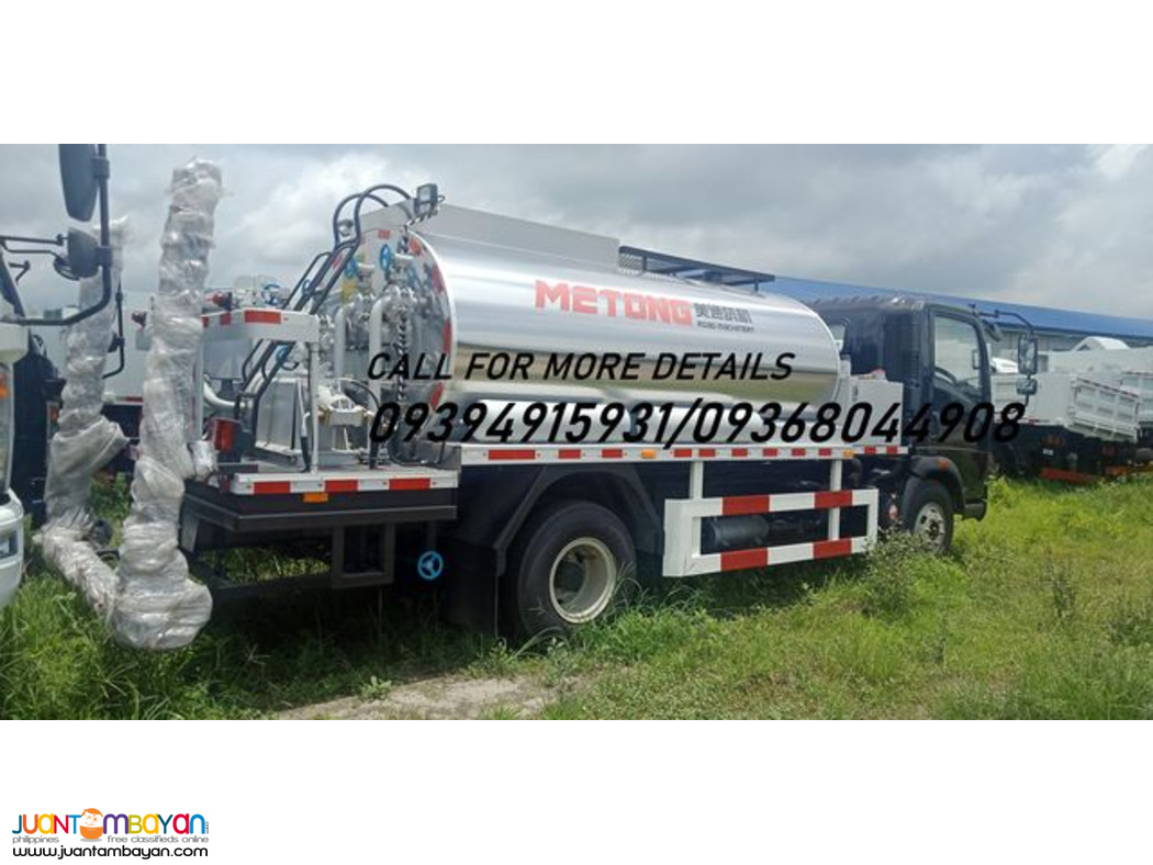 ASPHALT DISTRIBUTOR sinotruk homan h3 6 wheeler 