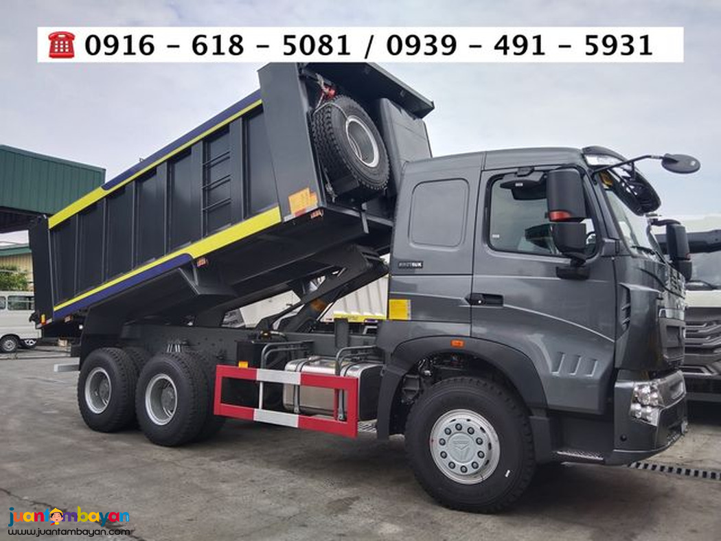 10 WHEELER 20 CUBIC DUMPTRUCK SINOTRUK HOWO A7 EURO 2 & 4