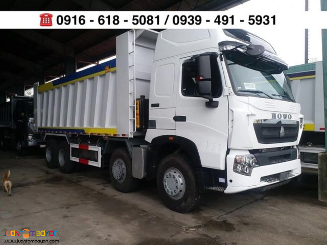 12 wheeler 30 cubic dump truck sinotruk howo a7/t7 euro 2 & euro 4