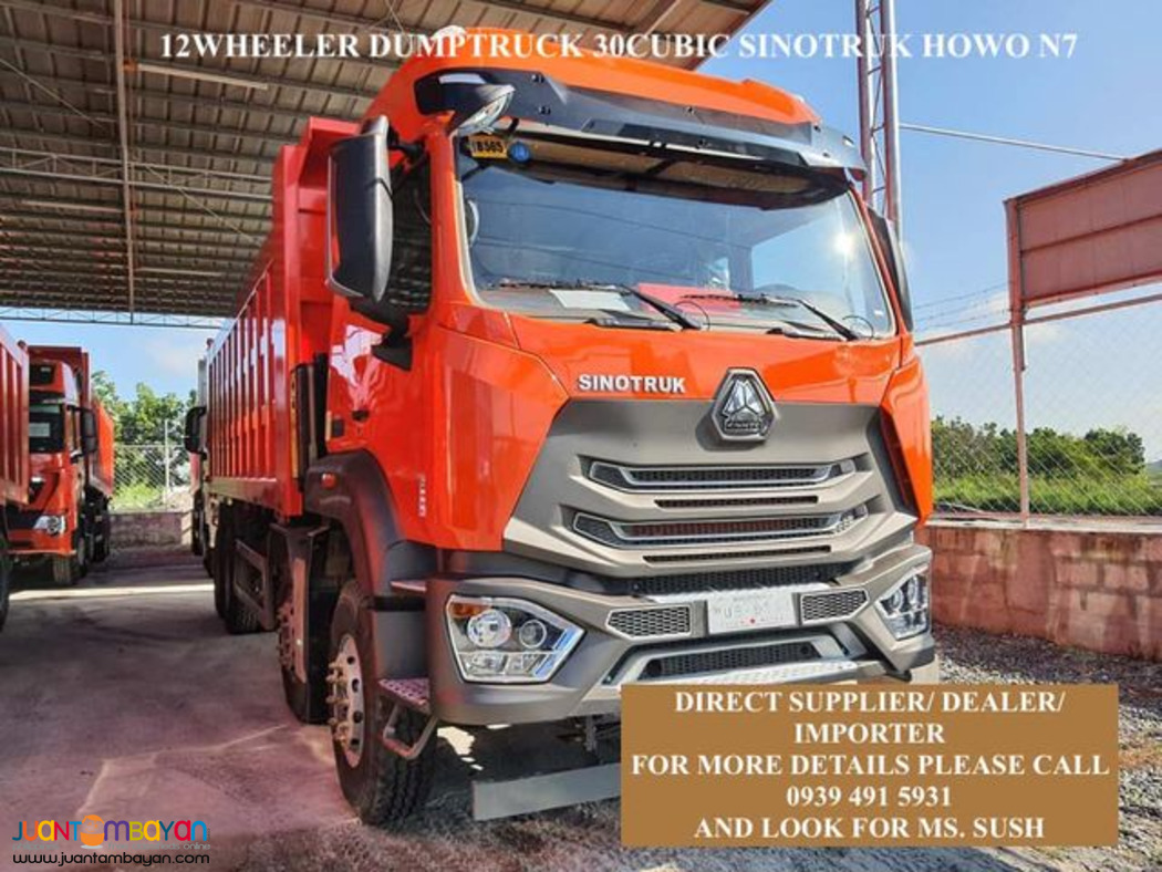 12 wheeler 30 cubic dump truck sinotruk howo a7/t7 euro 2 & euro 4