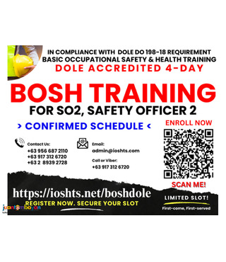 BOSH Training BOSH sO2 Training DOLE Safety Officer 2 Training 