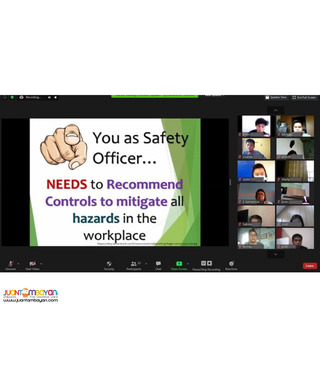 BOSH Training SO2 DOLE Accredited BOSH Training Safety Officer 2