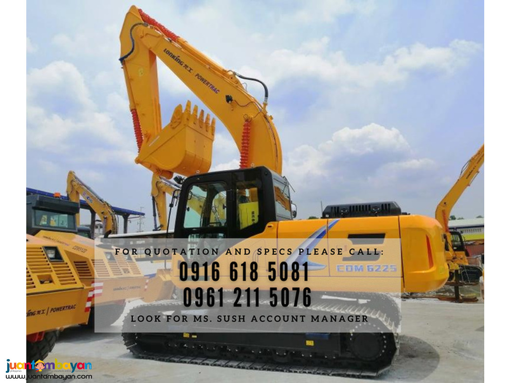 CDM6225 lonking backhoe excavator Cummins engine 1.1cbm