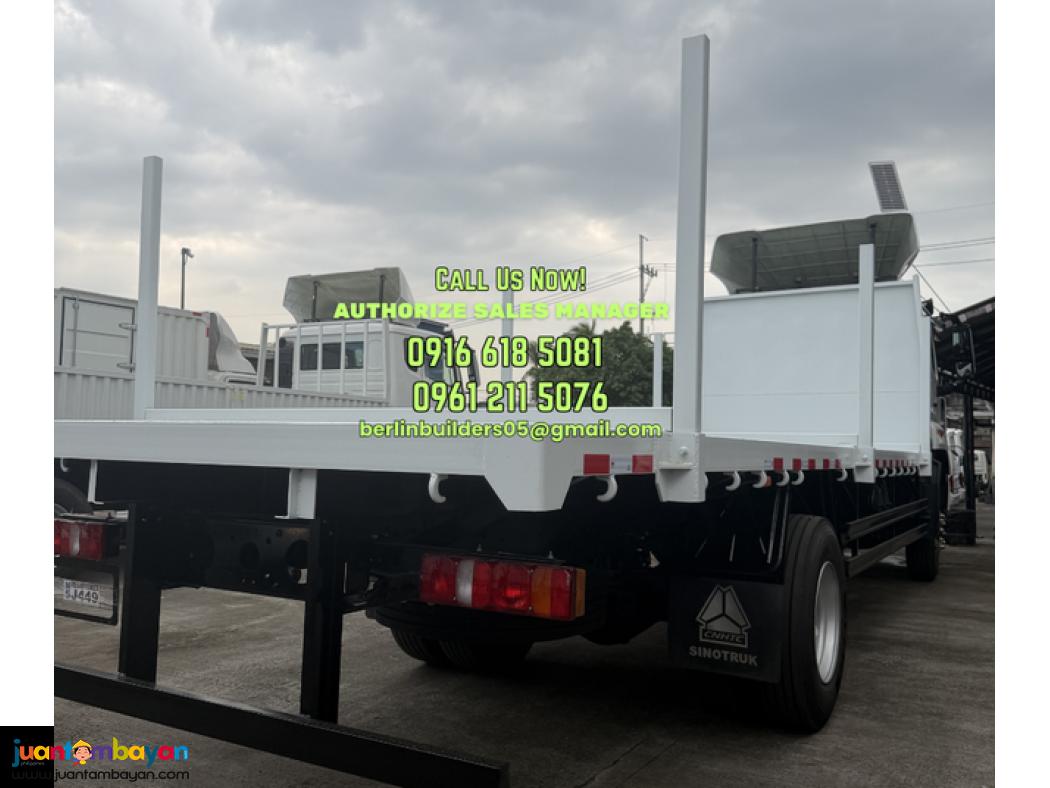 brand new flatbed truck 25ft sinotruk howo 