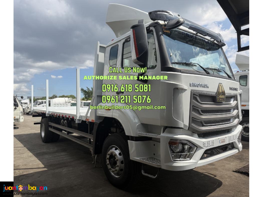 brand new flatbed truck 25ft sinotruk howo 