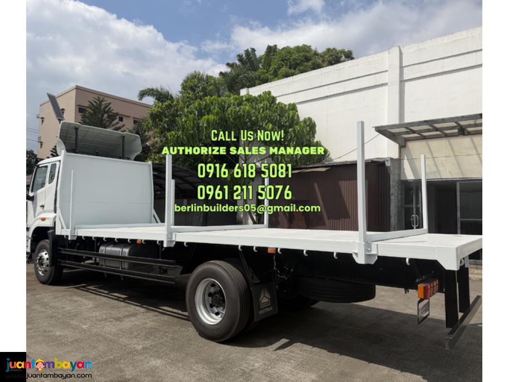 brand new flatbed truck 25ft sinotruk howo 
