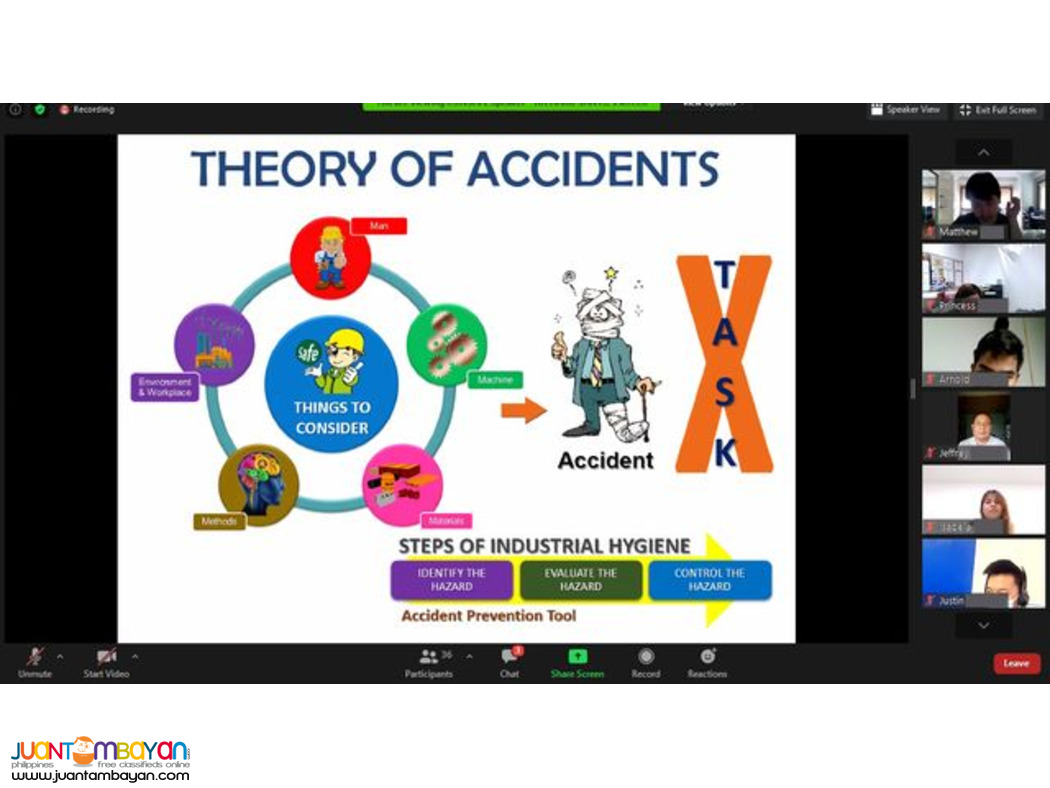 BOSH SO2 Training DOLE Accredited Safety Officer 2 BOSH Training