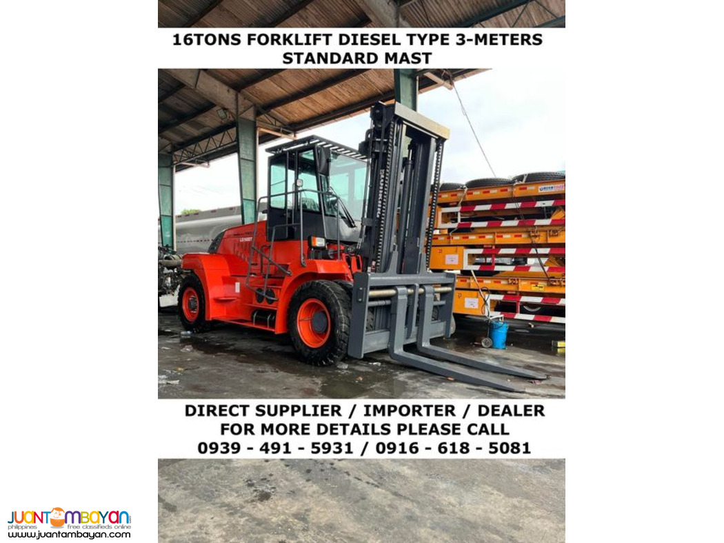 BRAND NEW 16tons Heavy Duty FORKLIFT LONKING LG160dt FOR SALE