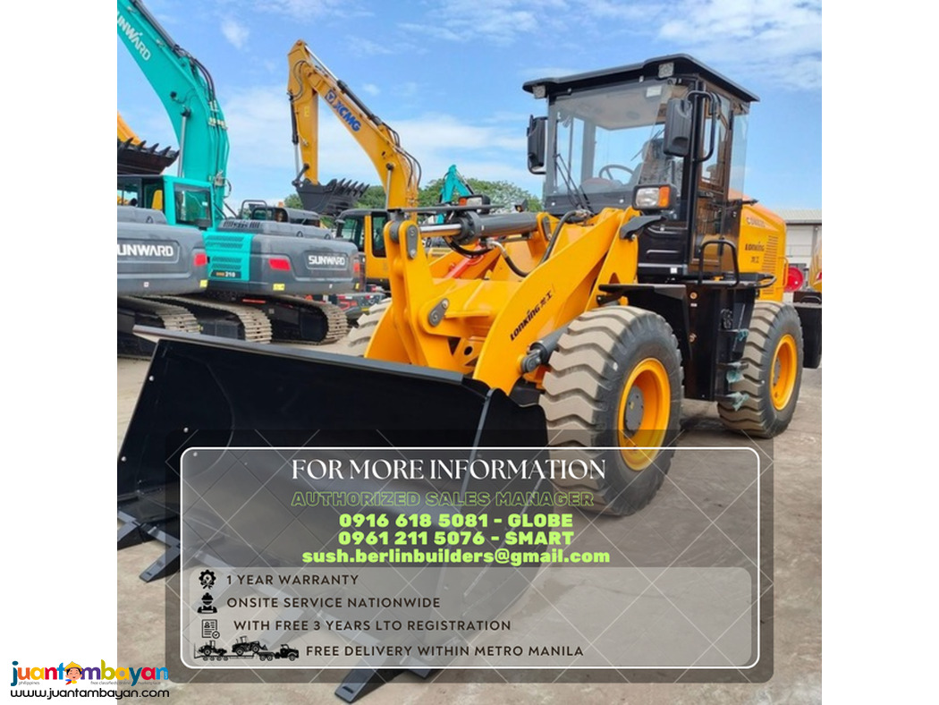 2.0cubic wheel loader / pay loader cdm 835 lonking brand new for sale