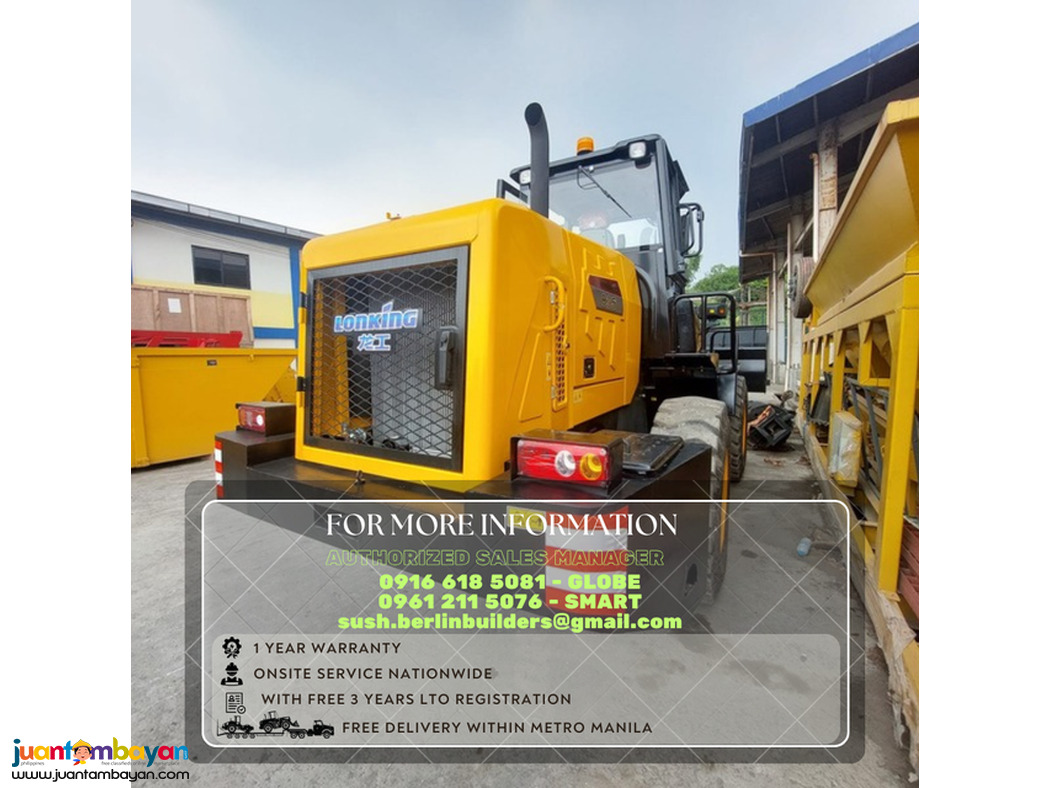 2.0cubic wheel loader / pay loader cdm 835 lonking brand new for sale