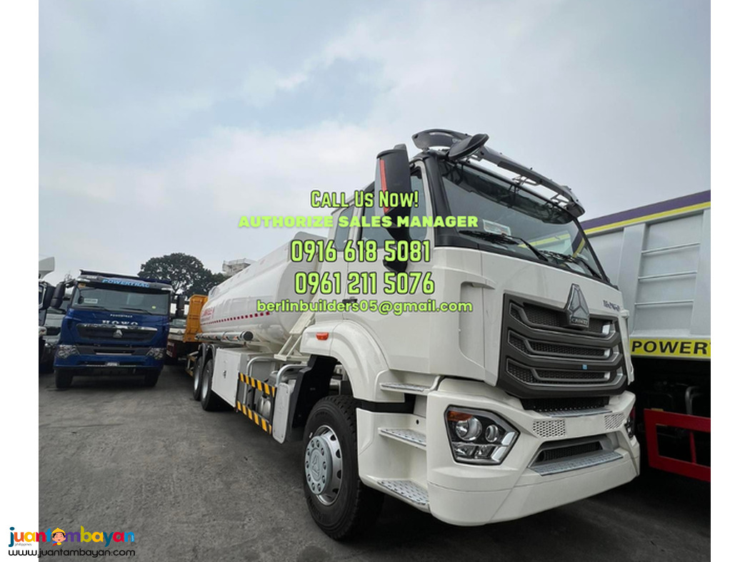 10-wheeler fuel tanker truck 20,000 liters sinotruk howo a7 