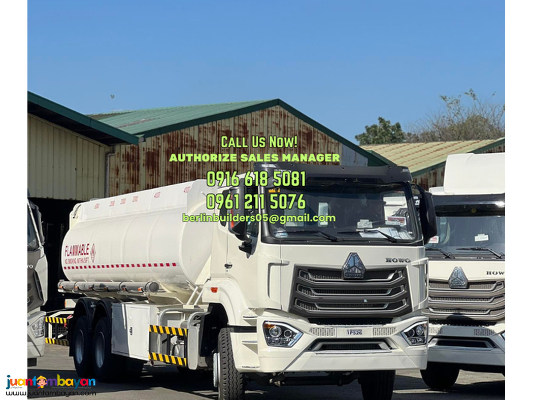 10-wheeler fuel tanker truck 20,000 liters sinotruk howo a7 