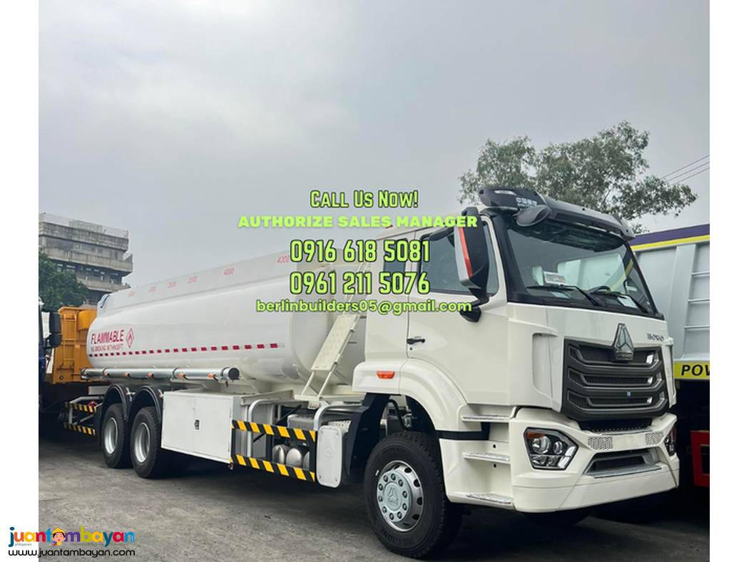 10-wheeler fuel tanker truck 20,000 liters sinotruk howo a7 