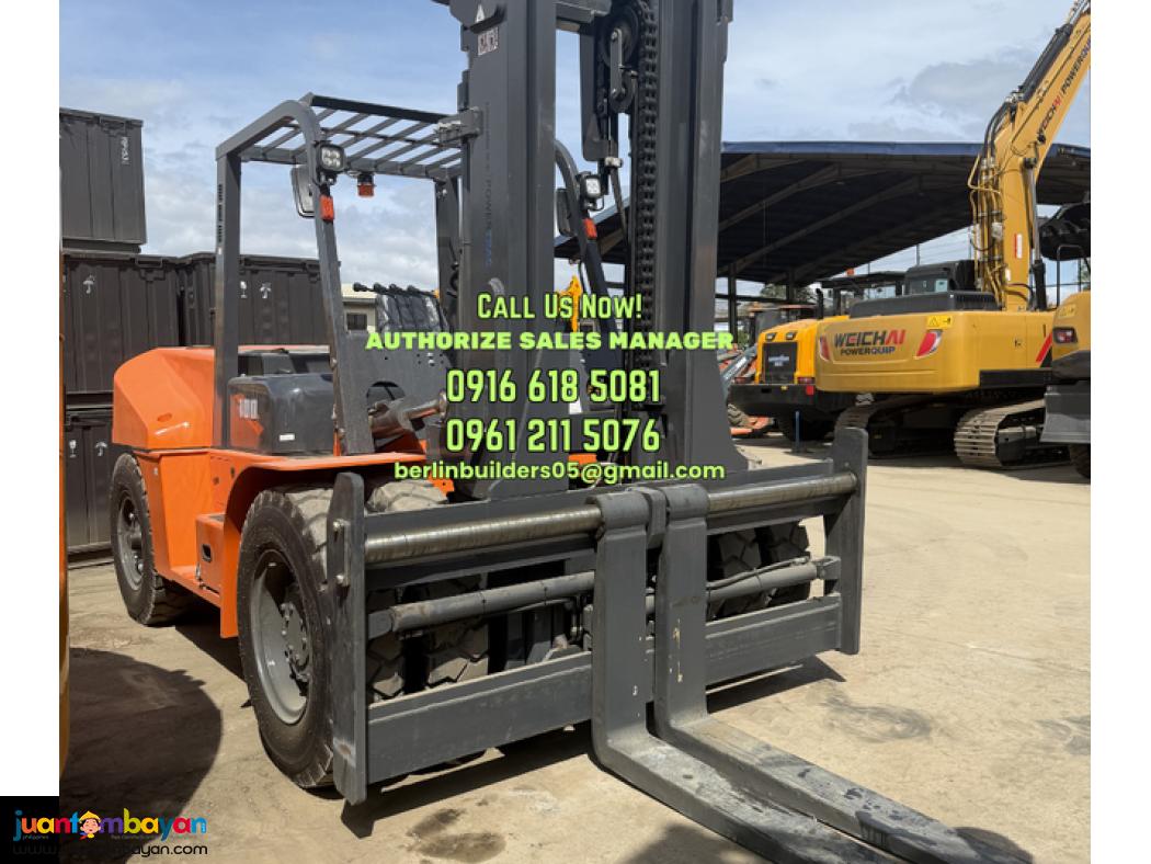 10tons Lonking LG100dt Forklift Brand New Available for sale
