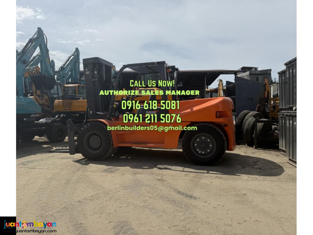 10tons Lonking LG100dt Forklift Brand New Available for sale