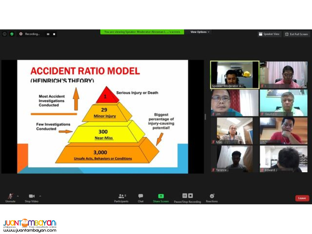 COSH Training AMO STE Safety Officer PCAB DOLE COSH Online